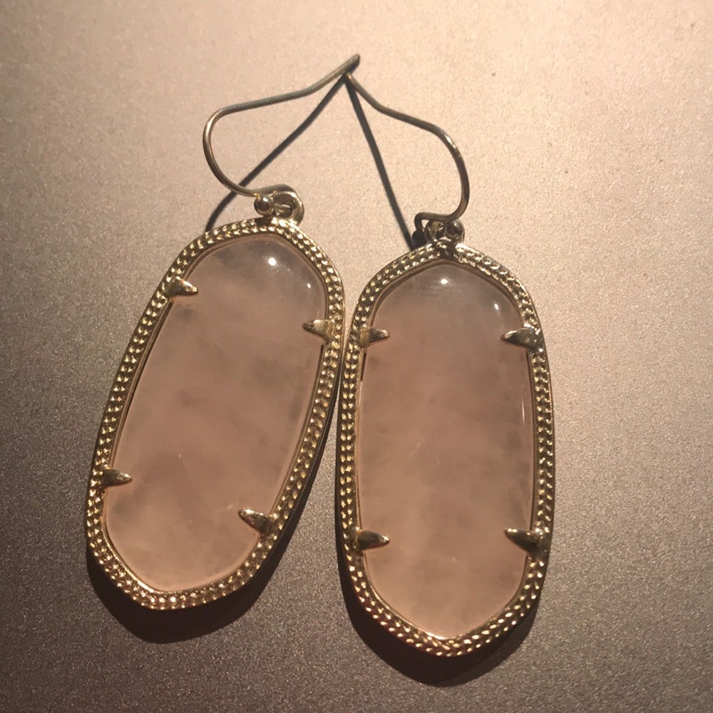 Blush Kendra Scott earrings